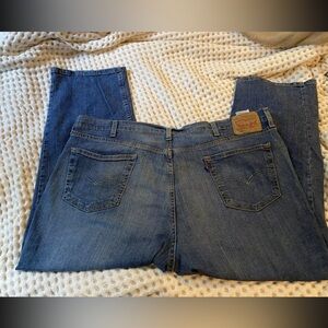 Levis 559 Mens Straight Legs Blue Jeans Pants Size 46X30